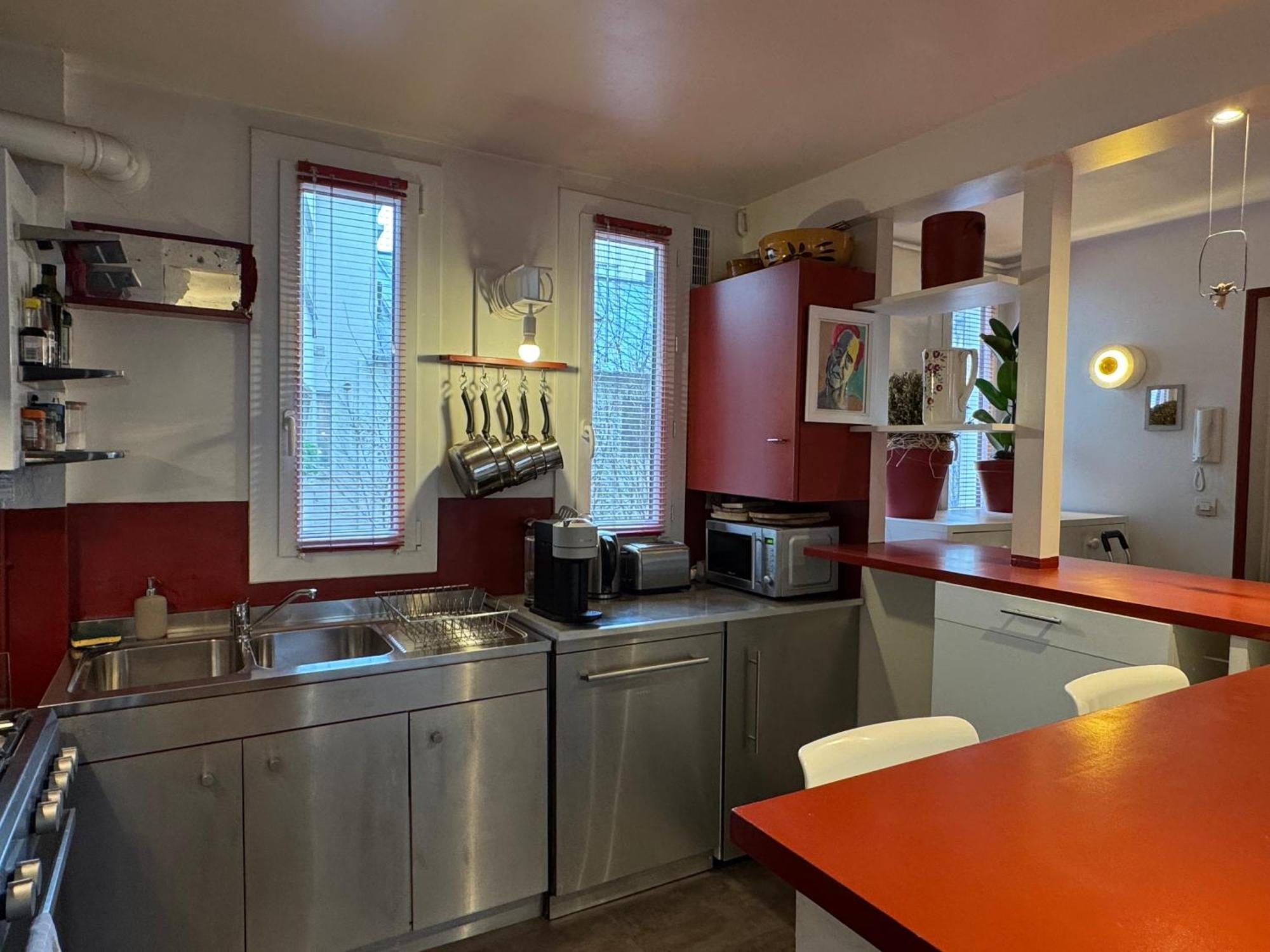 Red Flat Paris Apartment Bagian luar foto