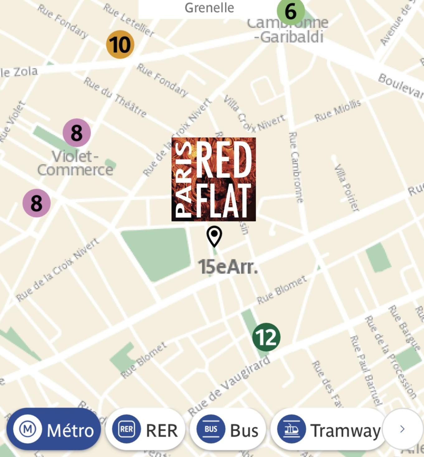 Red Flat Paris Apartment Bagian luar foto