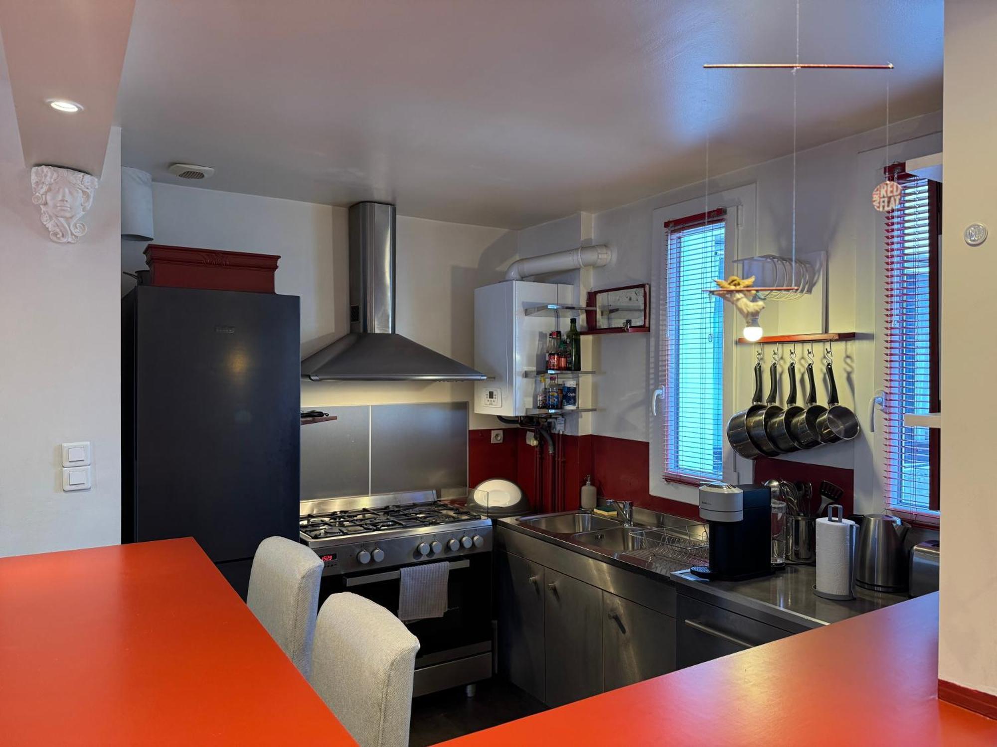 Red Flat Paris Apartment Bagian luar foto
